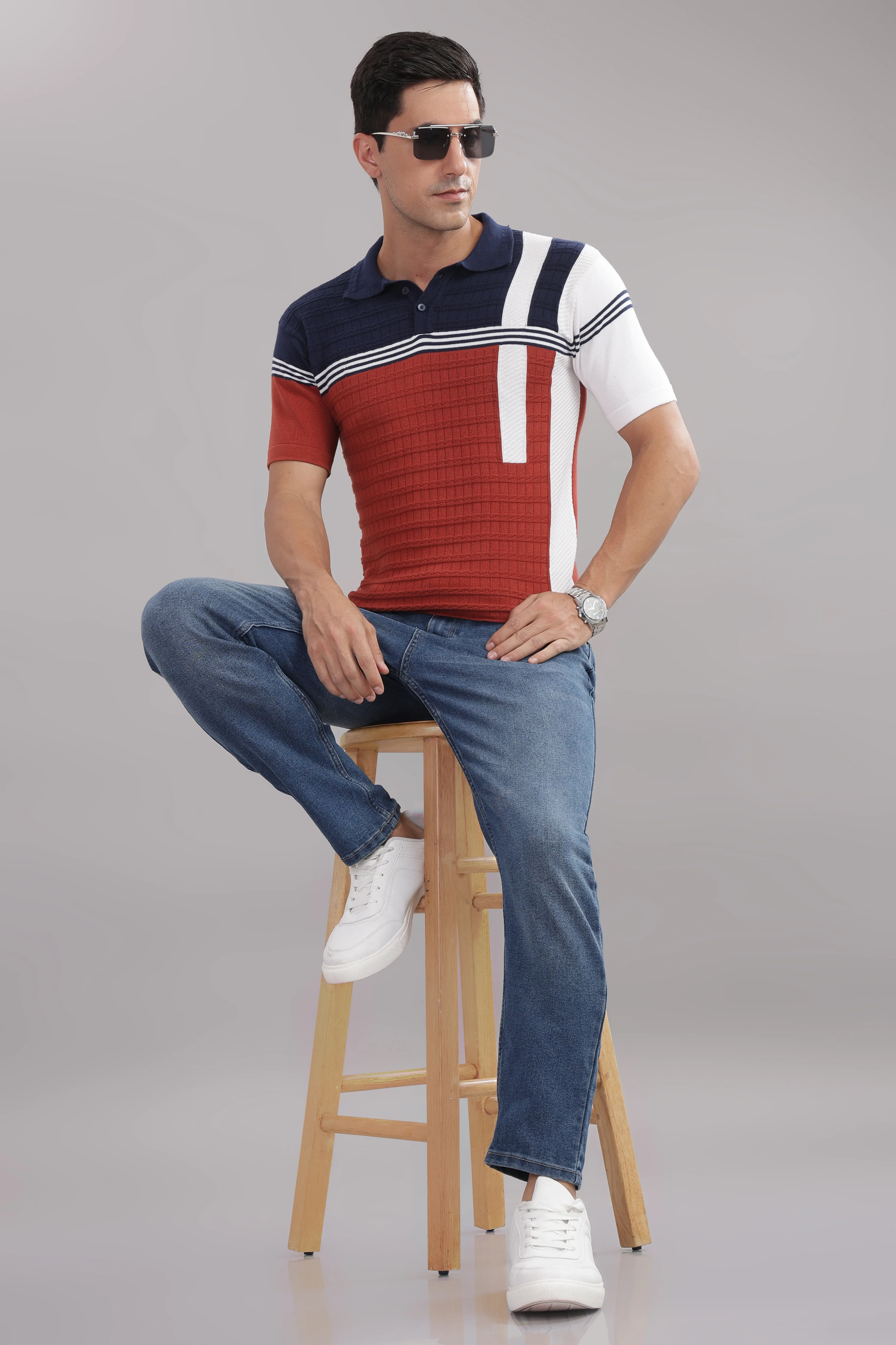 Men Multi Printed Cotton Regular T-Shirt - Image 6