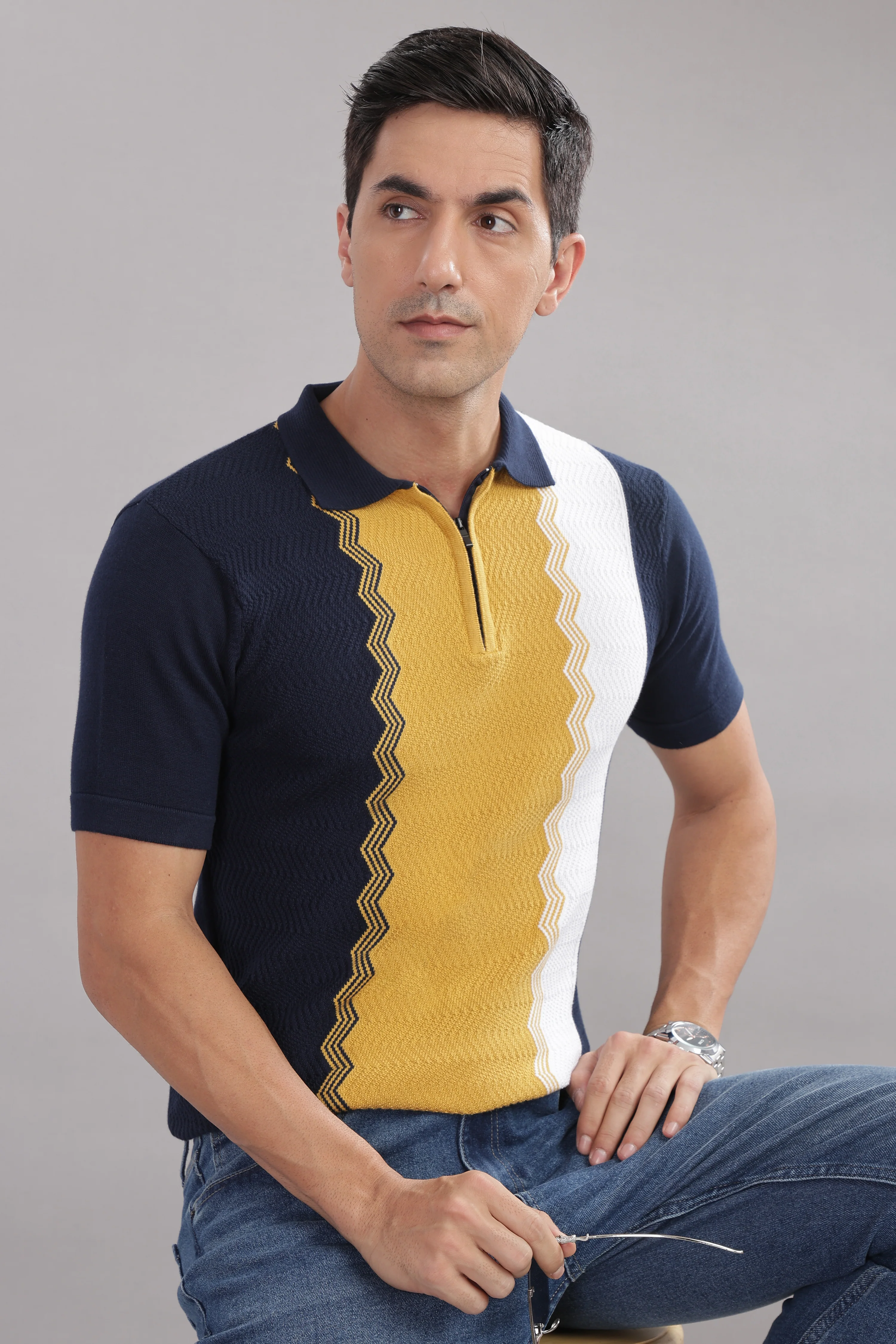 Men Multi Printed Cotton Regular T-Shirt - Image 3
