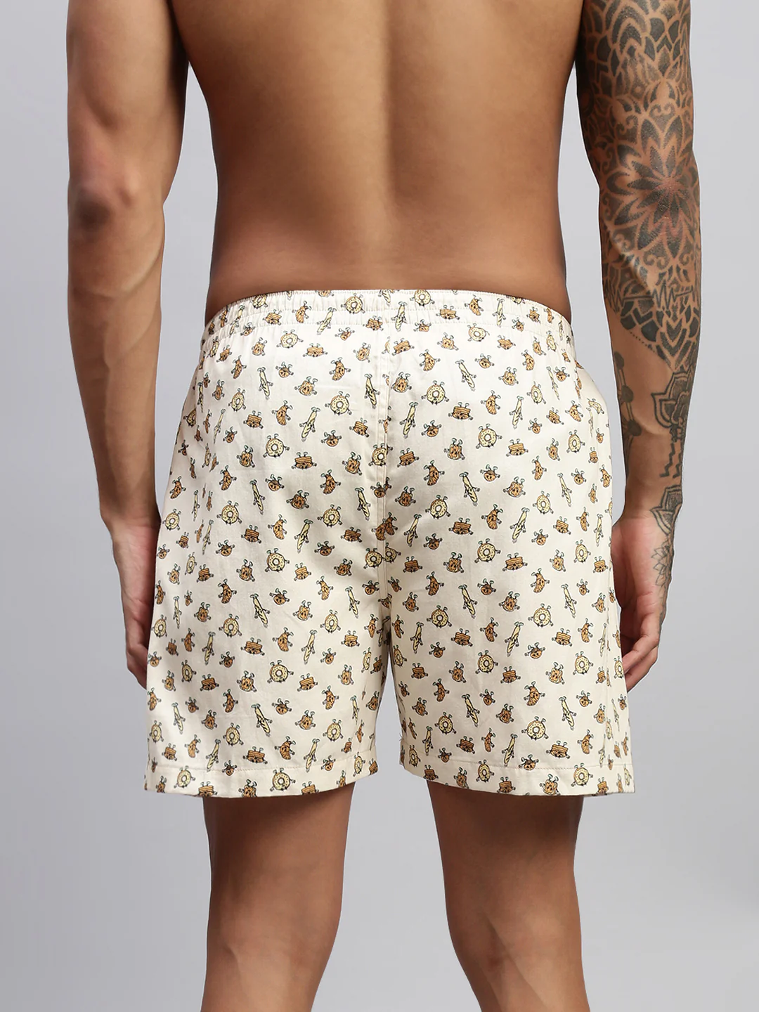 Men Cotton Printed Boxer Shorts - Image 2
