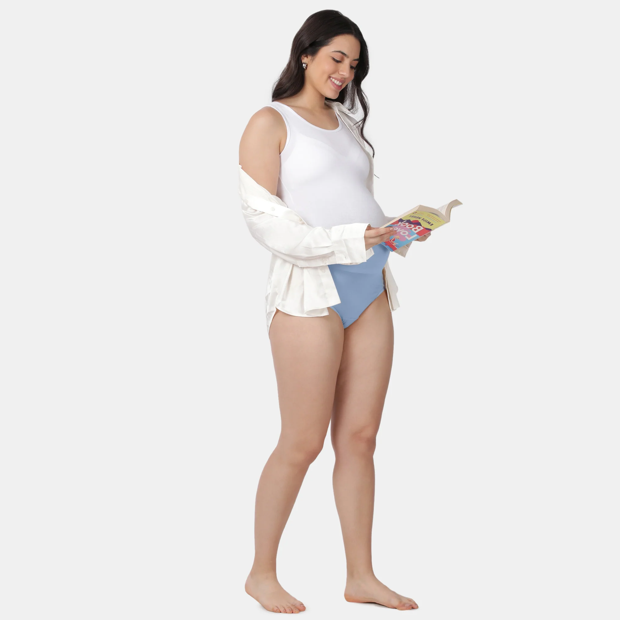 High Rise 3/4th Coverage Maternity Panty - Image 5