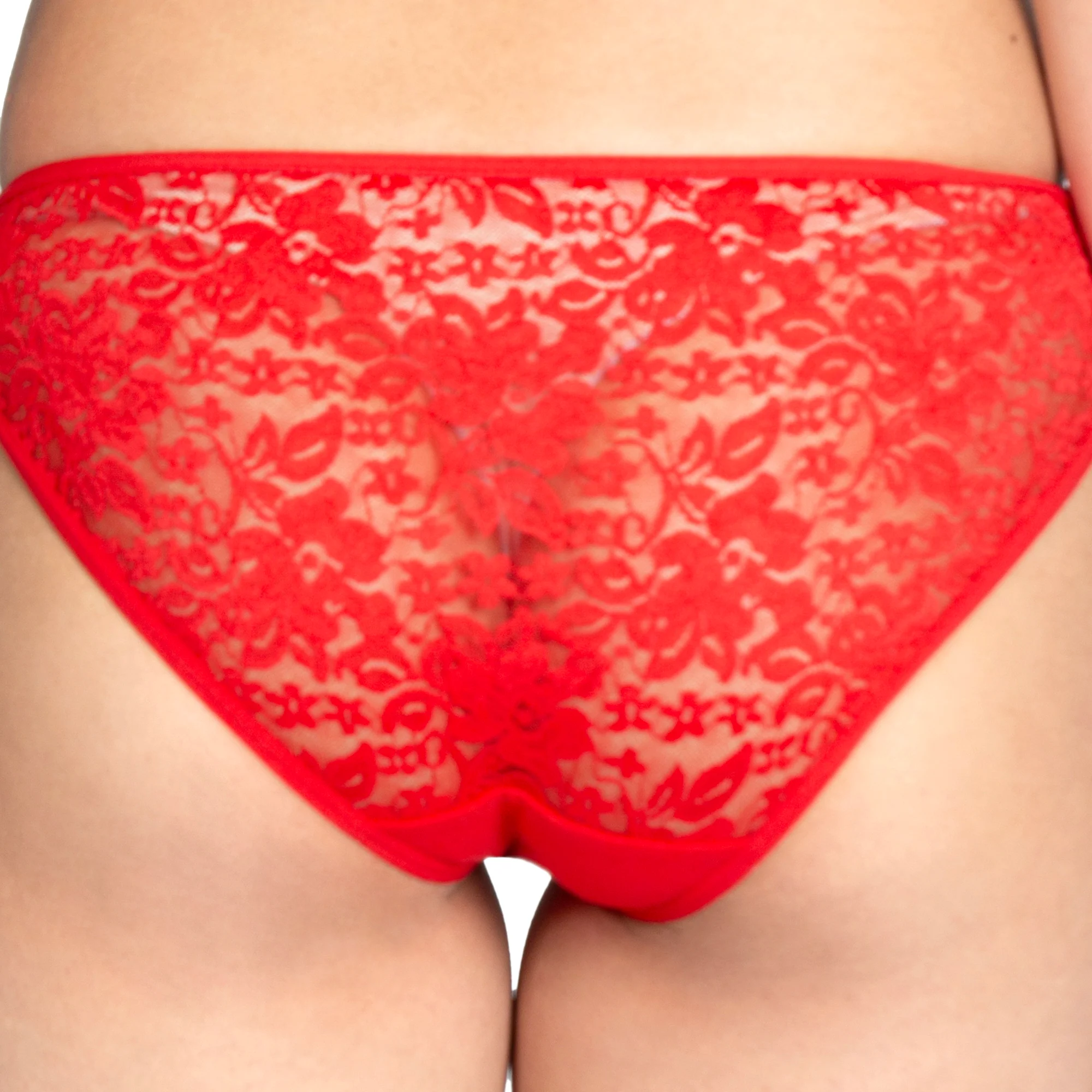 Low Rise Half Coverage Lace Bikini - Image 4