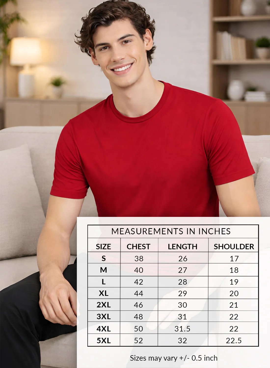 Men Badminton Printed T-Shirt - Image 8