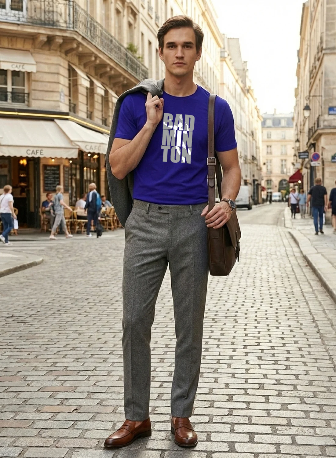 Men Badminton Tshirt - Image 5