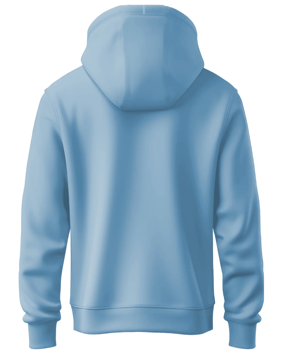 Men Blue Basketball Design Hoodie - Image 5