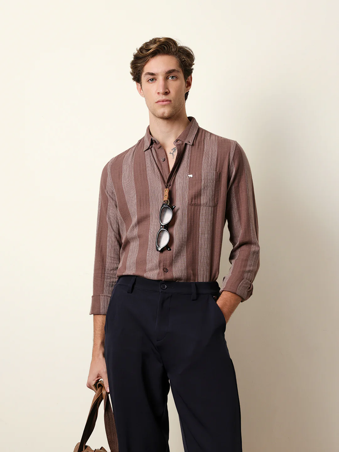 Men Checked Casual Full-Sleeve Shirt