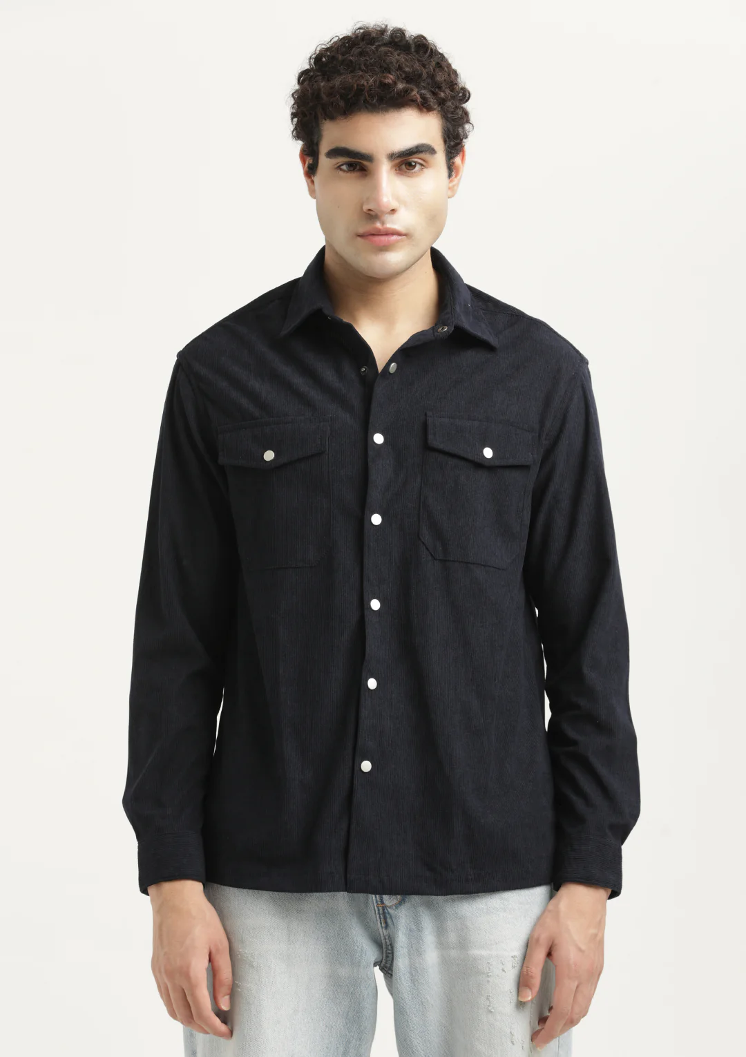 Men Corduroy Overshirt