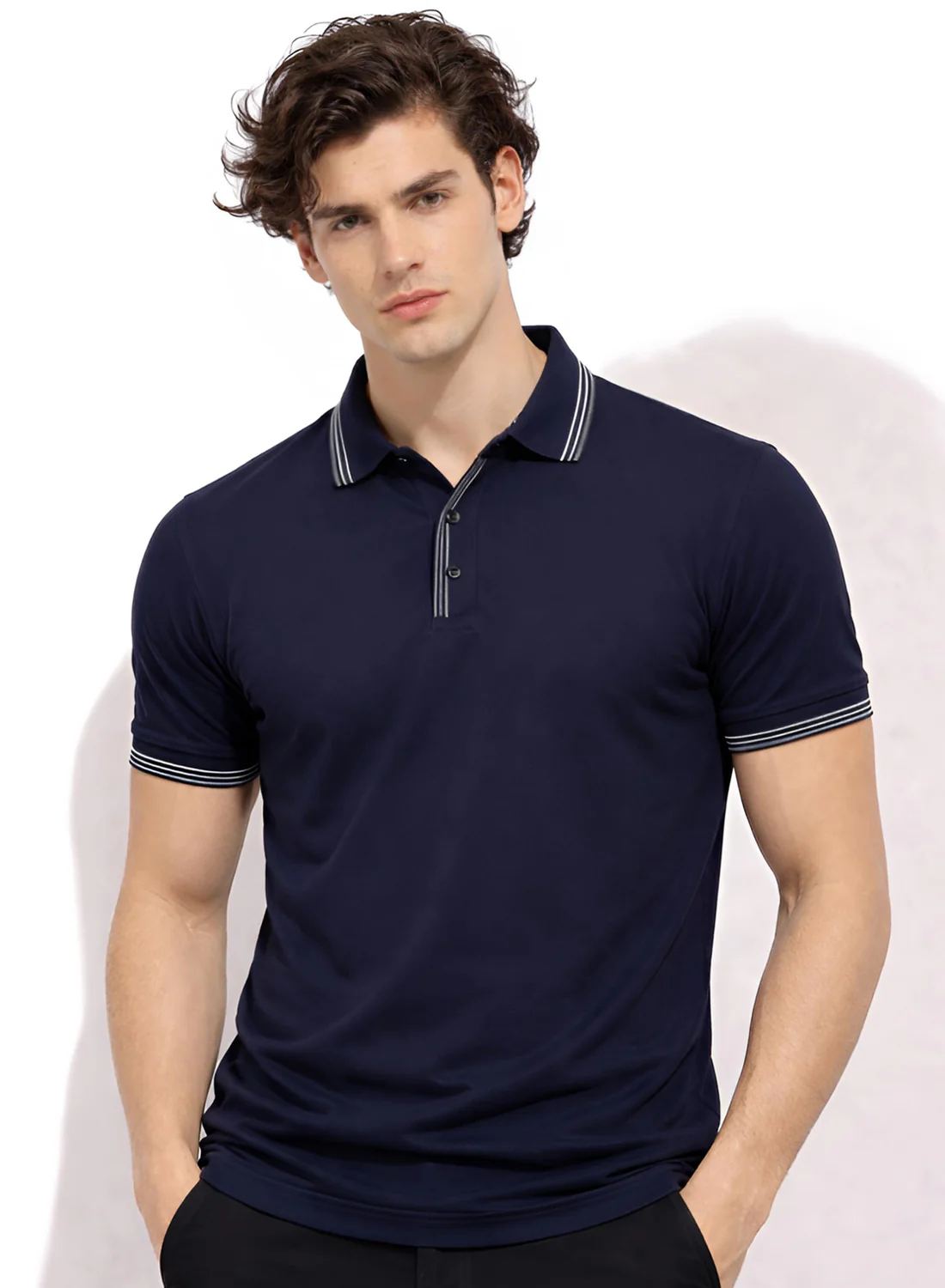 Men Cotton Polo T Shirt