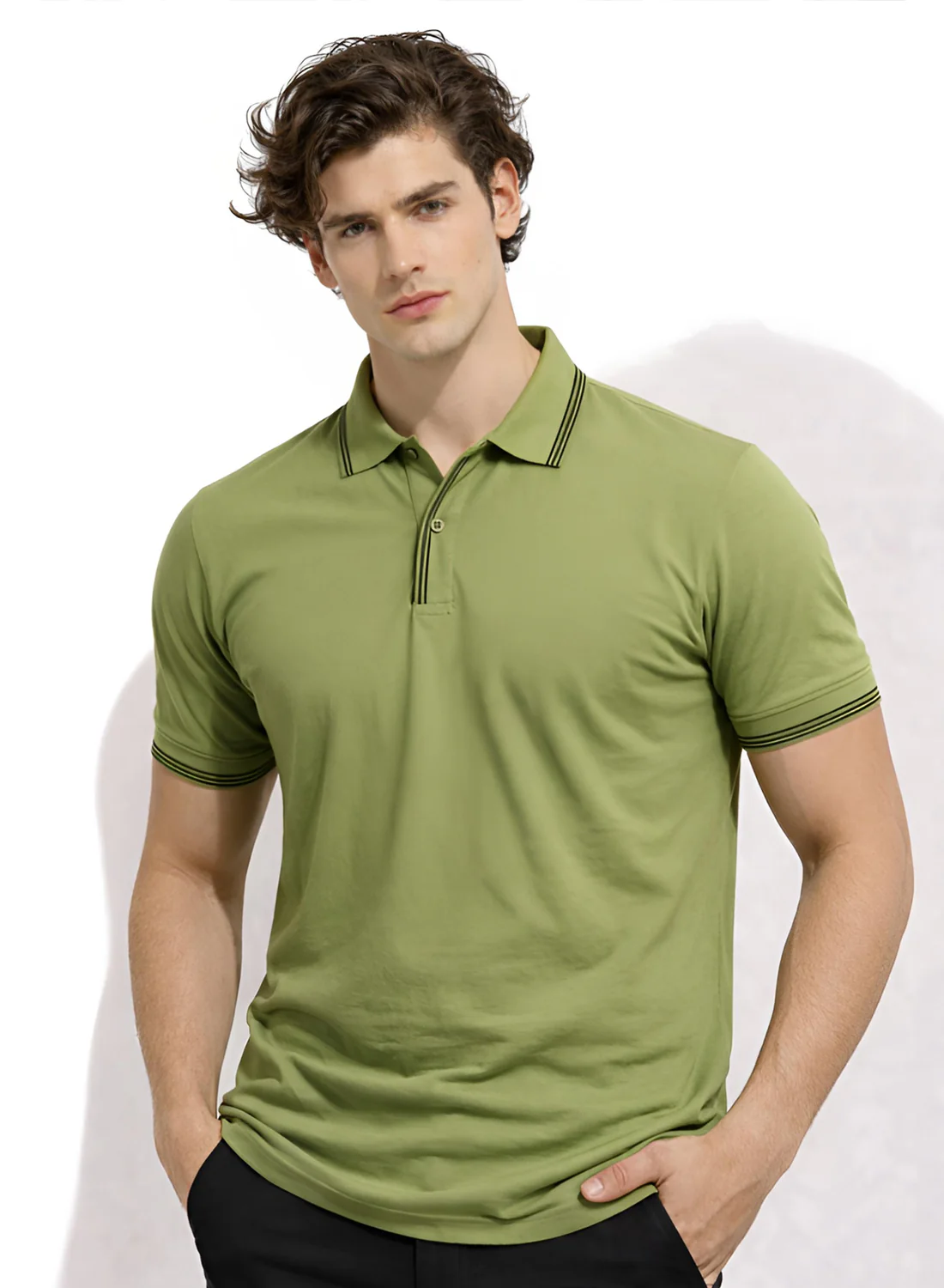 Men Cotton Polo T Shirt