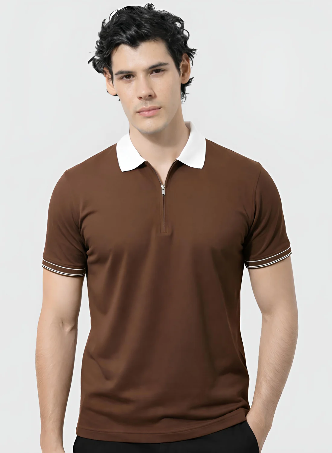 Men Cotton Polo T Shirt