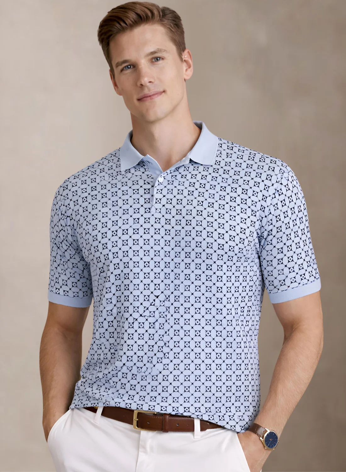 Men Cotton Polo T Shirt