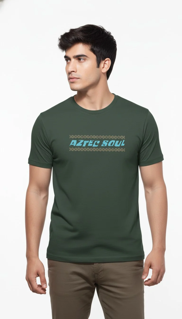 Men Cotton Tribal T-Shirt - Image 2
