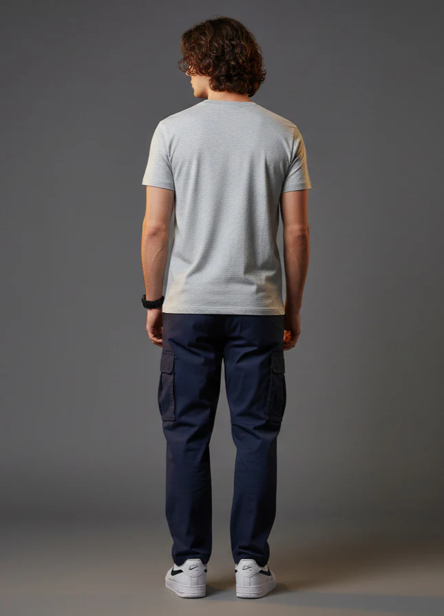 Men Cotton V-Neck T-Shirt Pack of 4 - Image 7