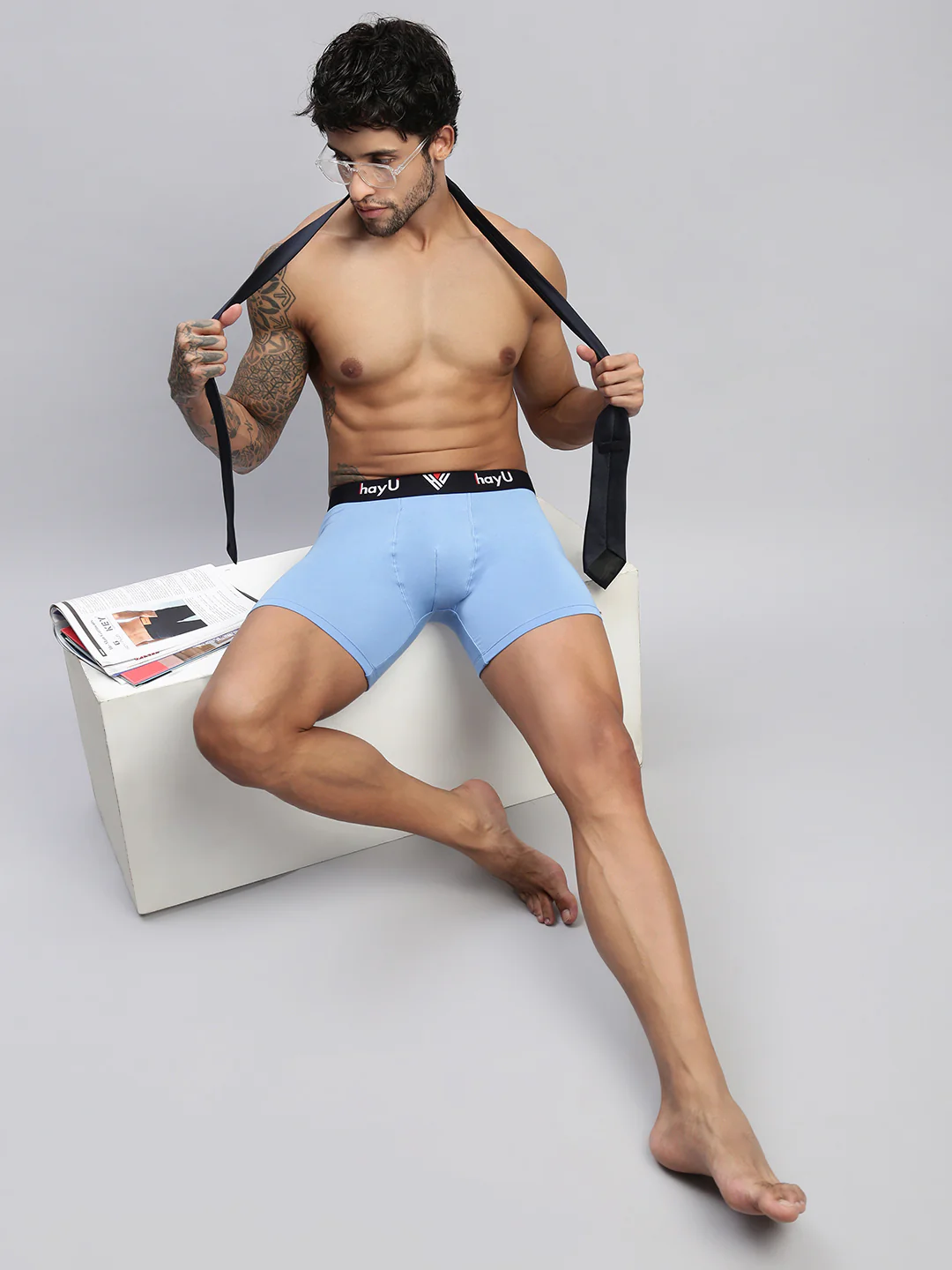 Men Pack of 2 Cotton Elastane Briefs - Image 3