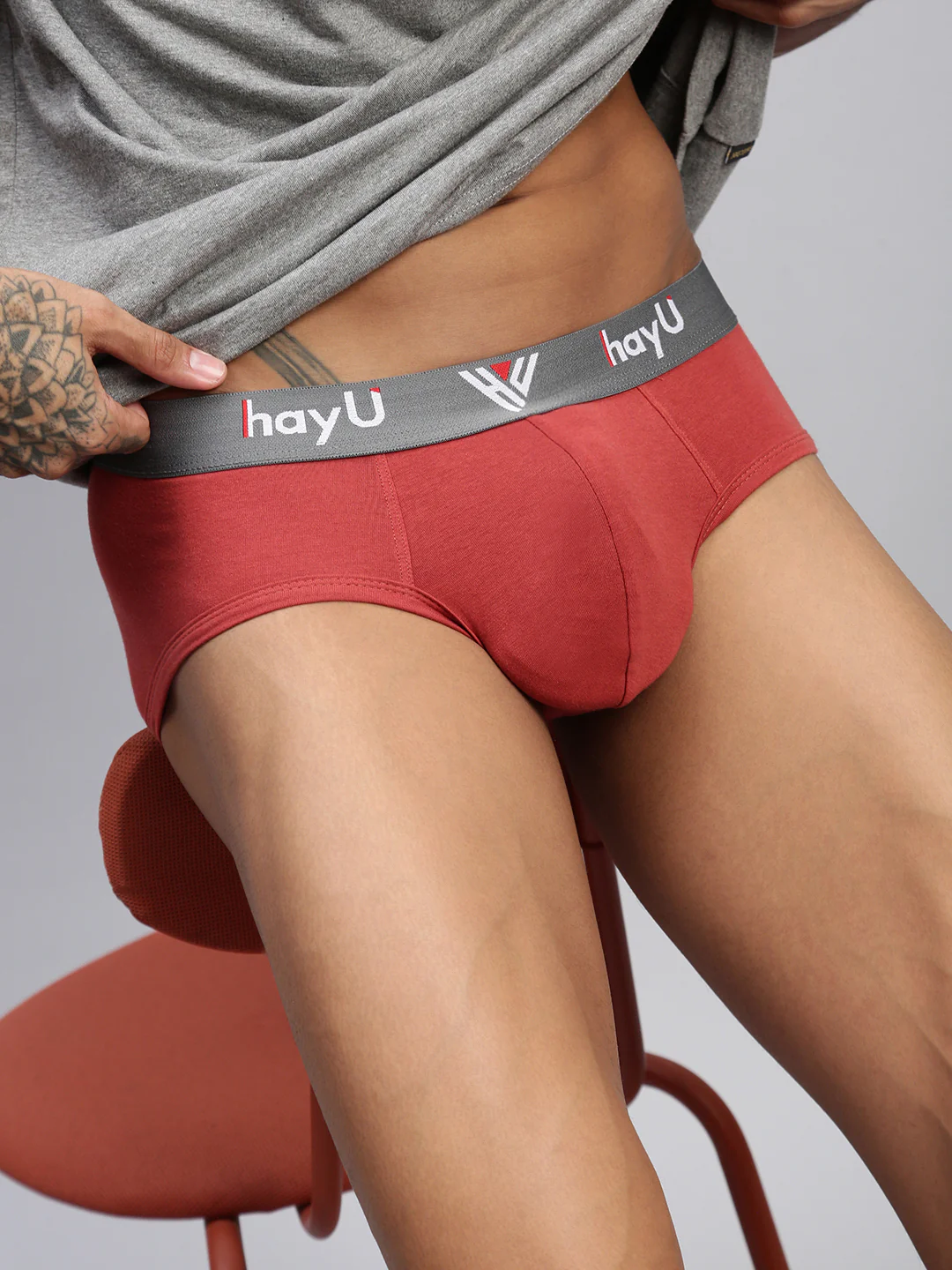 Men Pack of 2 Cotton Elastane Briefs - Image 10