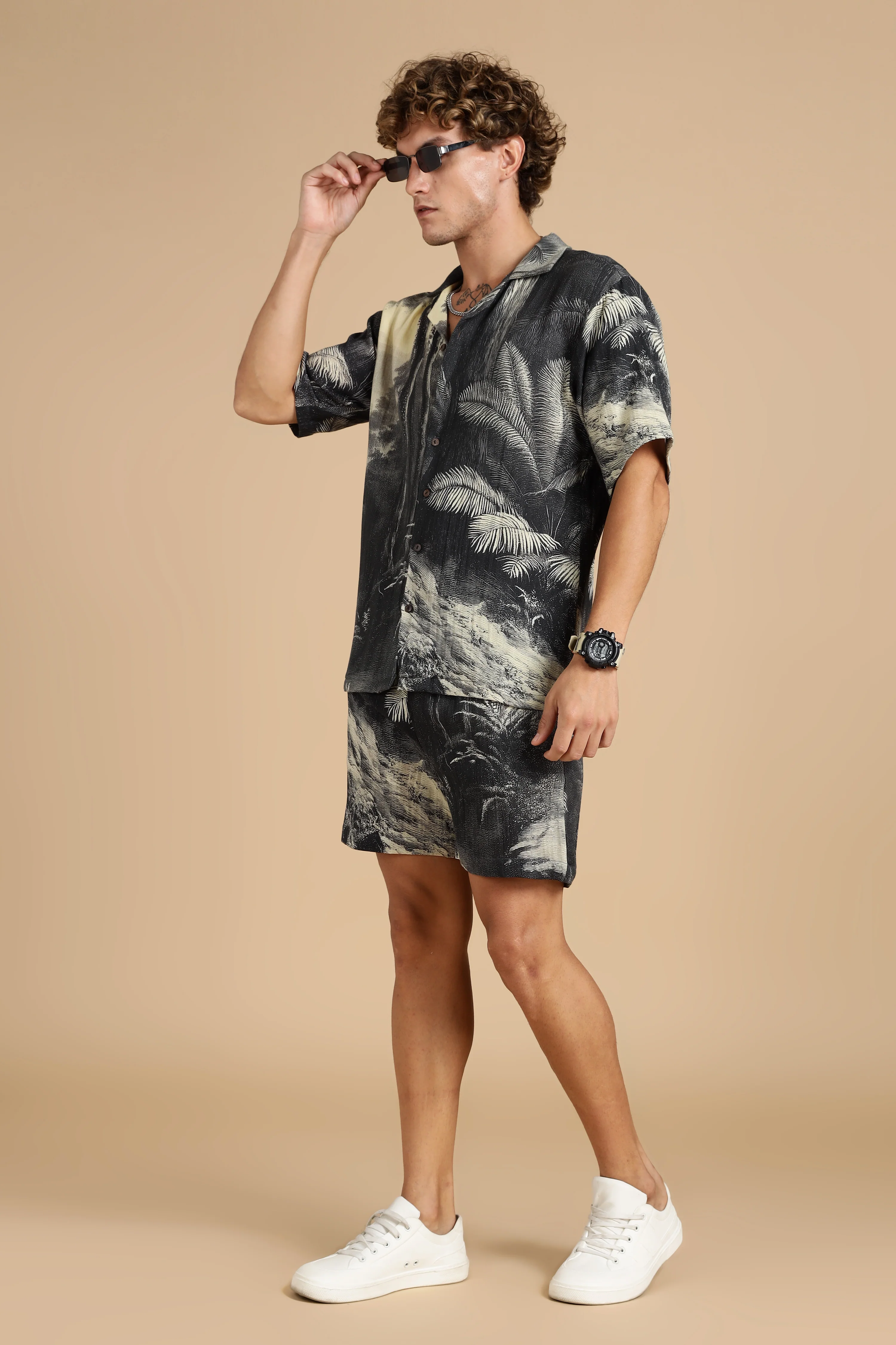Men Eden Gauge Cotton Coord Set - Image 8