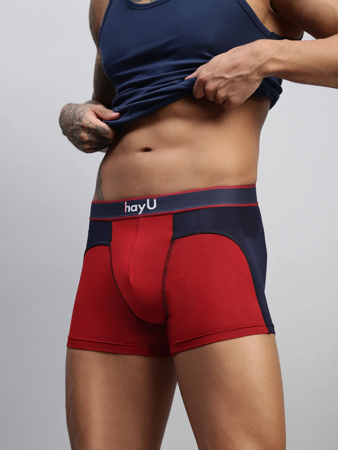 Men Pack of 2 Modal Elastane Trunks - Image 3