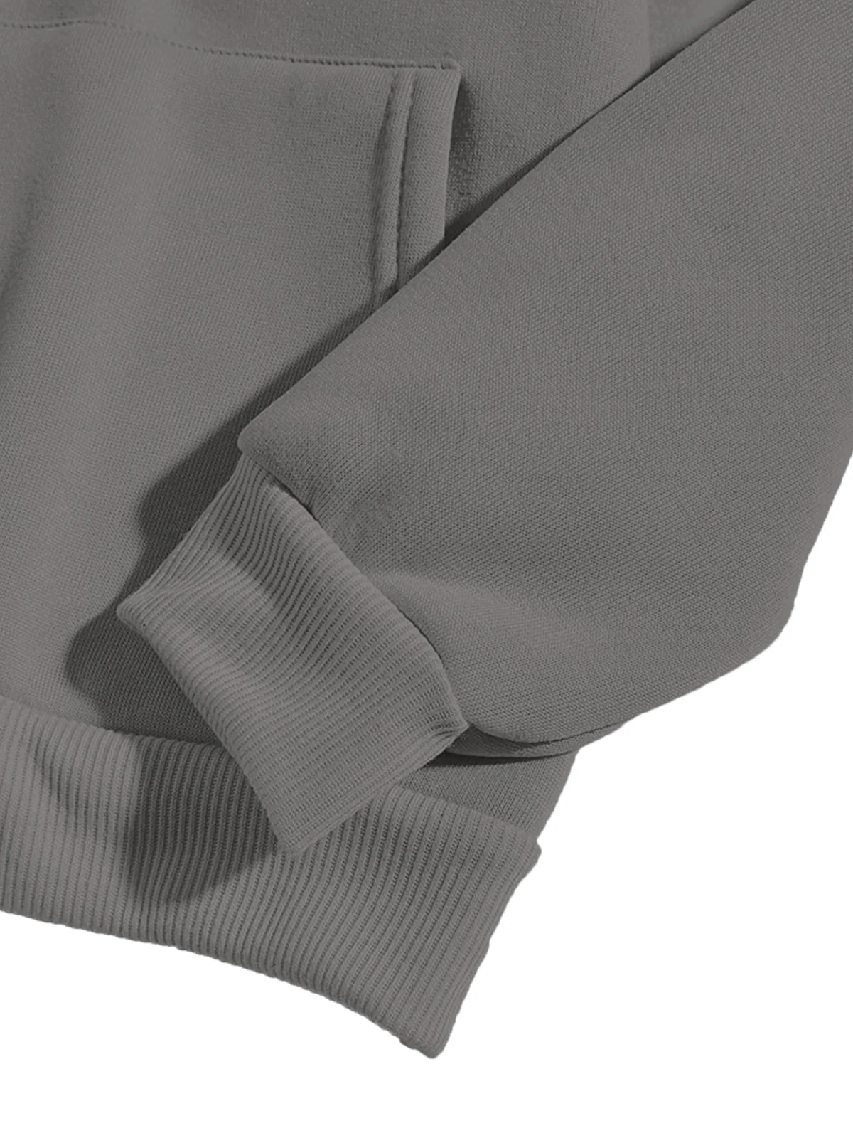 Men Grey Printed Hoodie - Image 7