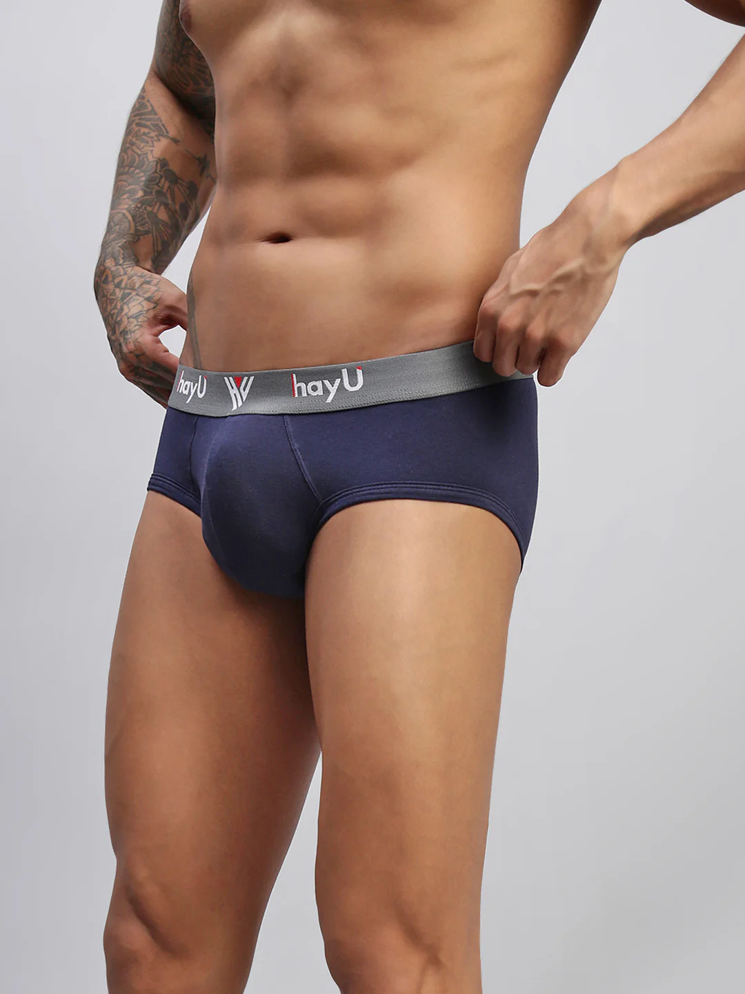 Men Pack of 2 Cotton Elastane Briefs - Image 10