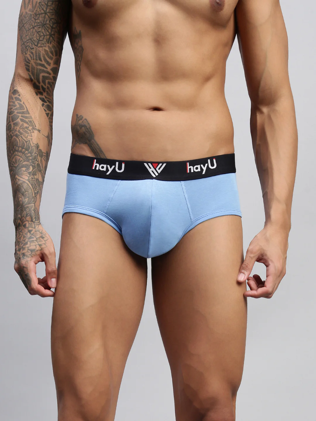 Men Pack of 2 Cotton Elastane Briefs - Image 13