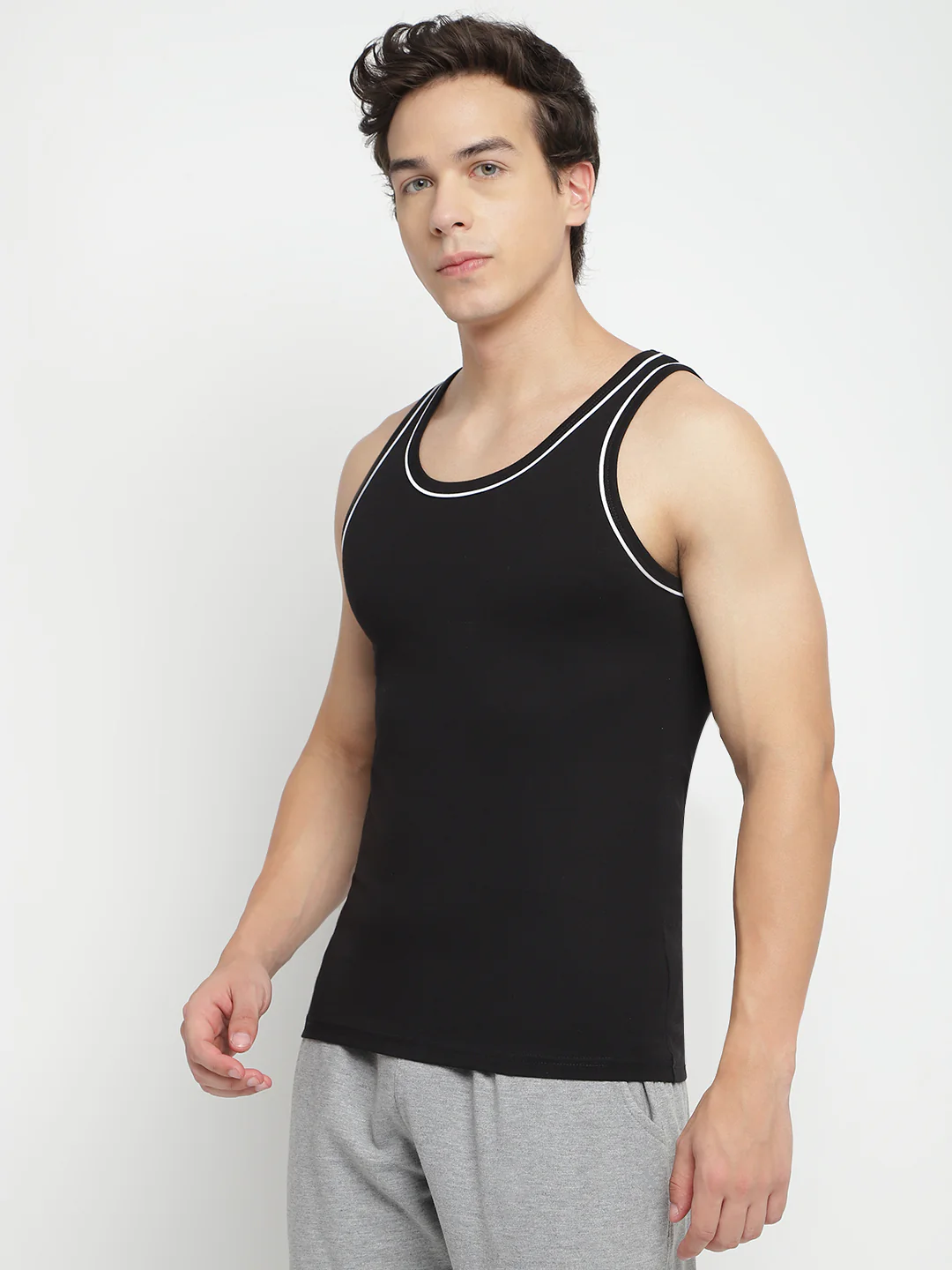 Men Modish Gym Vest (Pack of 3) - Image 2