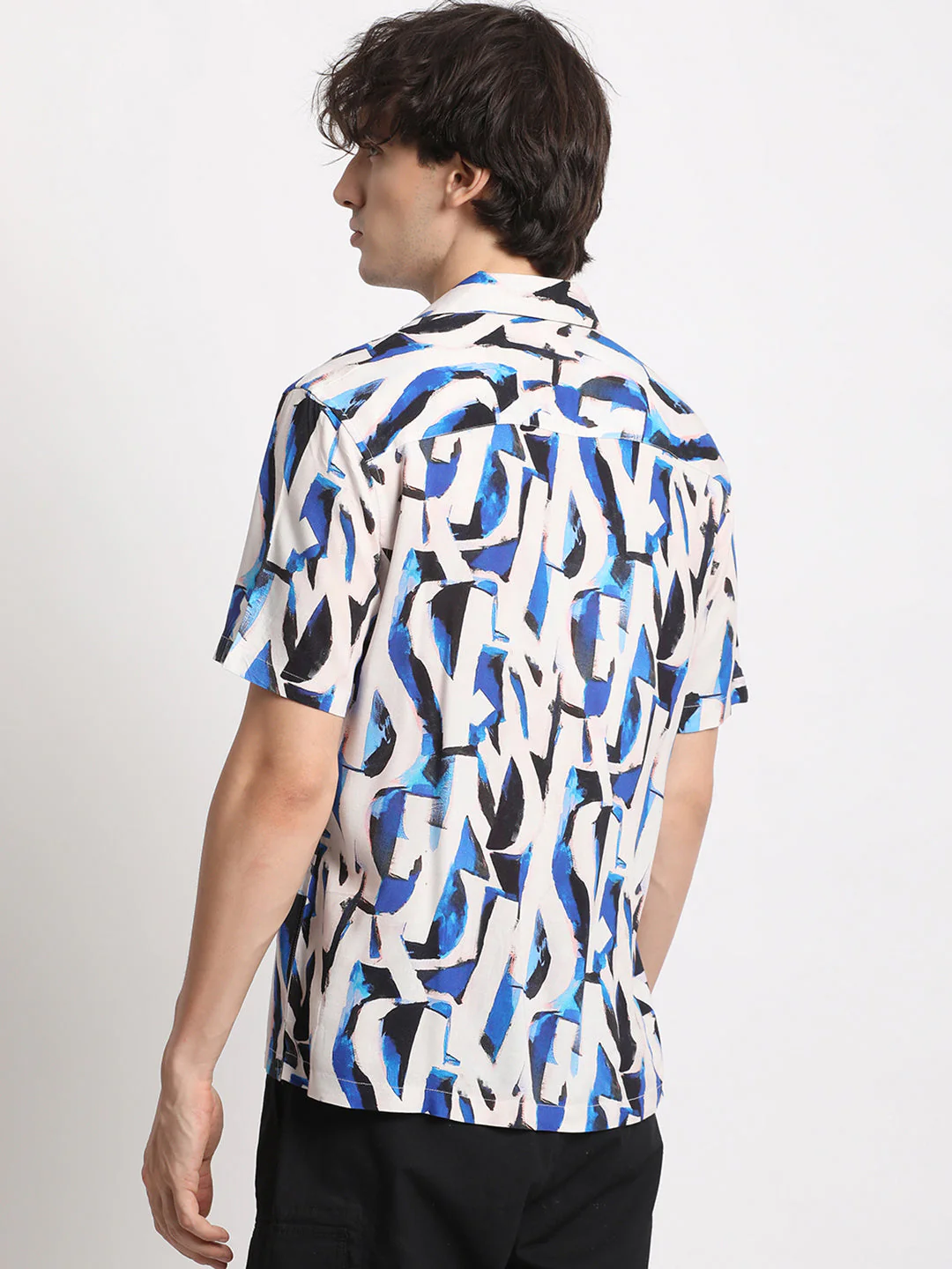 Men Multi-Coloured Printed Regular Fit Casual Shirt - Image 4