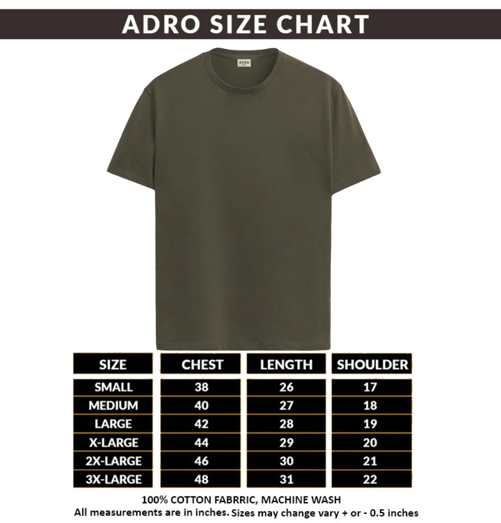 Men Olive Round Neck T Shirt - Image 6