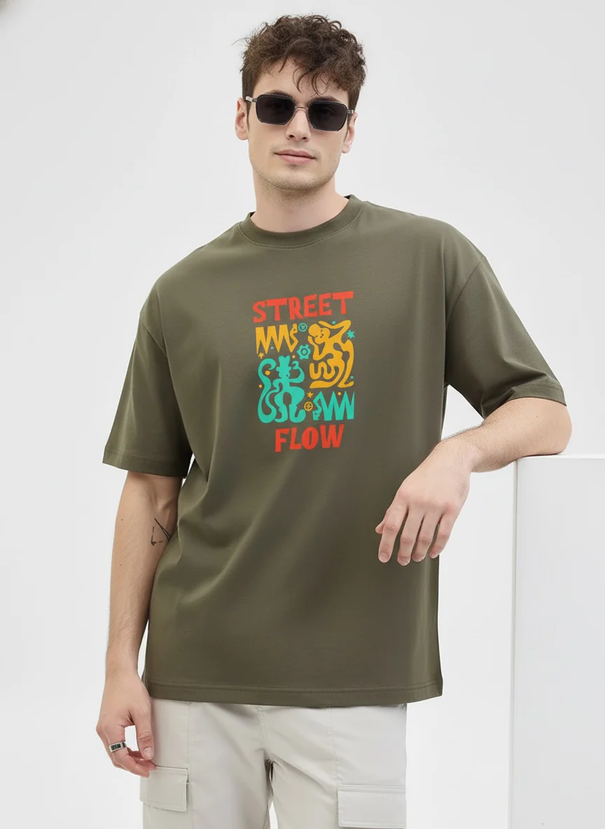 Men Oversized Cotton T-Shirt