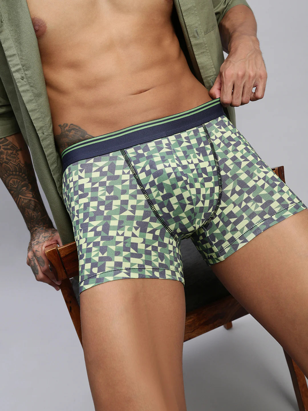 Men Pack of 2 Modal Printed Trunks - Image 5