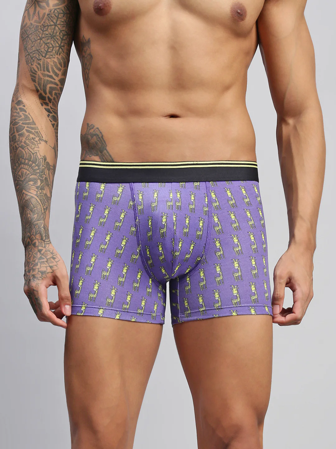 Men Pack of 2 Modal Printed Trunks - Image 7