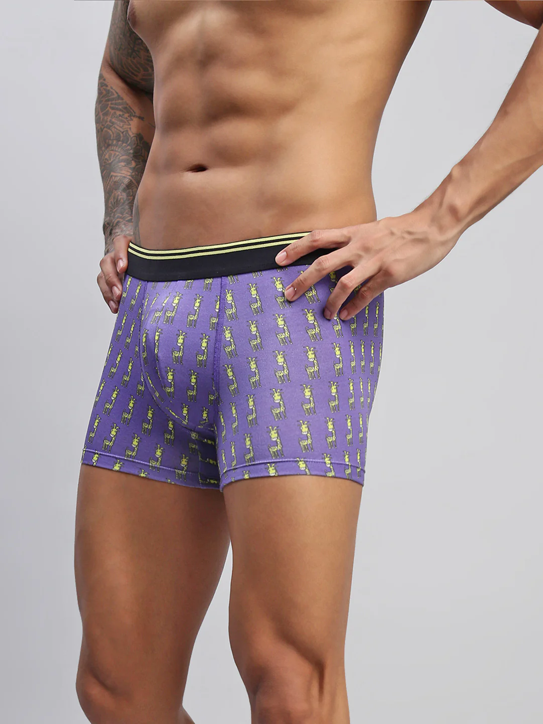 Men Pack of 2 Modal Printed Trunks - Image 9