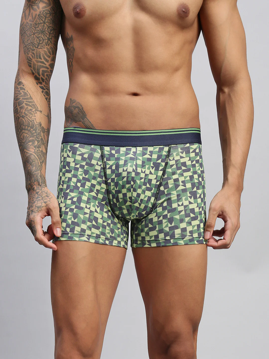 Men Pack of 2 Modal Printed Trunks - Image 14