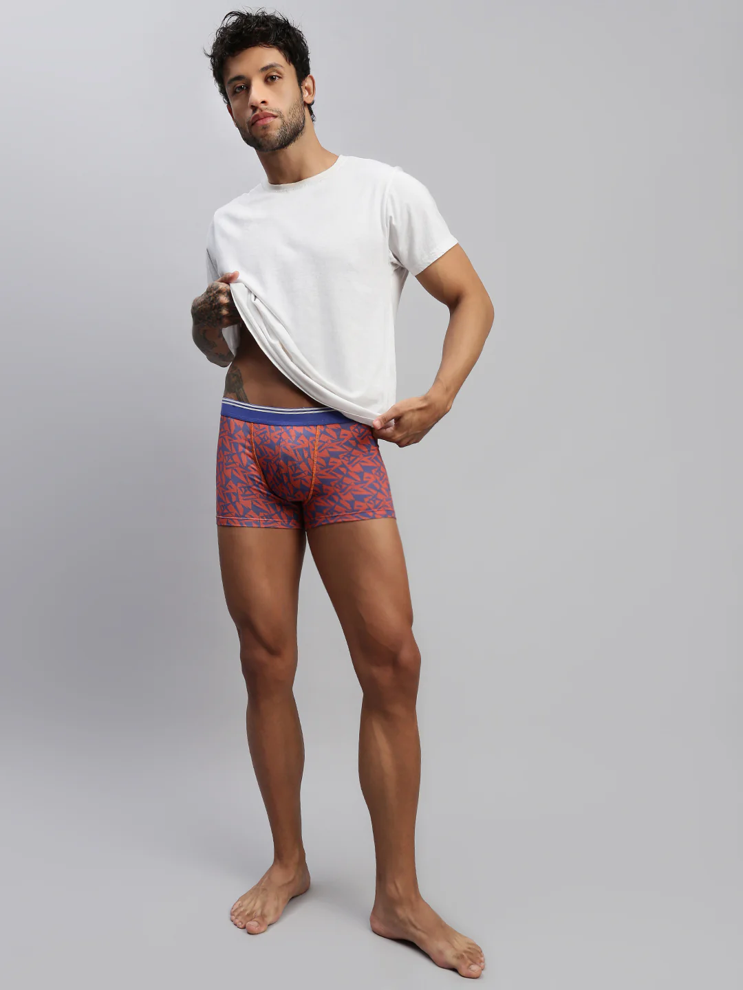 Men Pack of 2 Modal Printed Trunks - Image 4