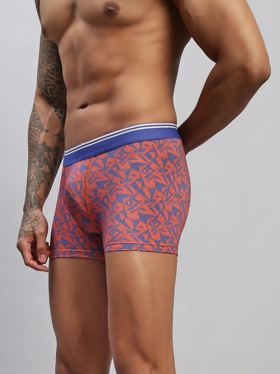 Men Pack of 2 Modal Printed Trunks - Image 8