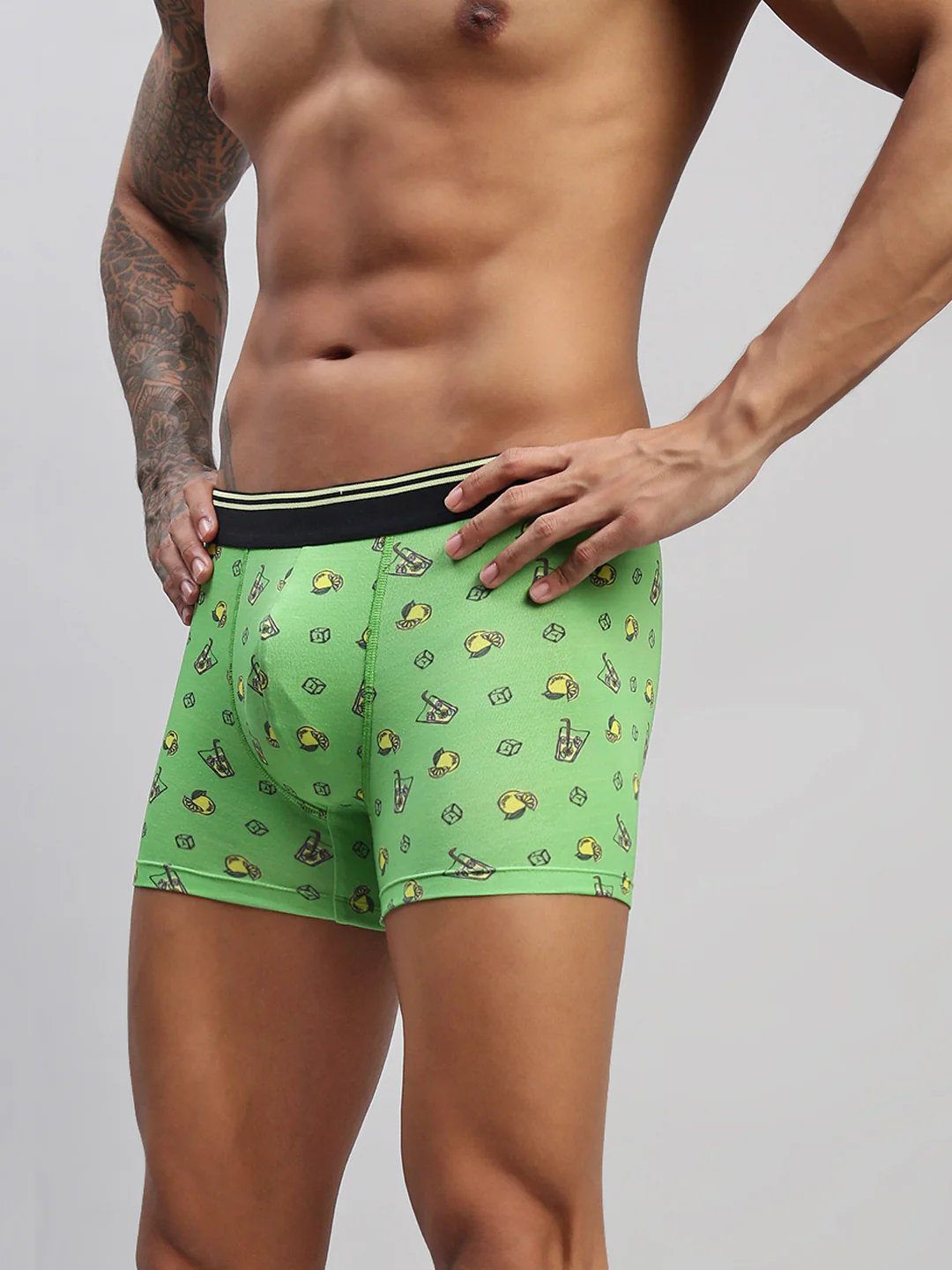 Men Pack of 2 Modal Printed Trunks - Image 9