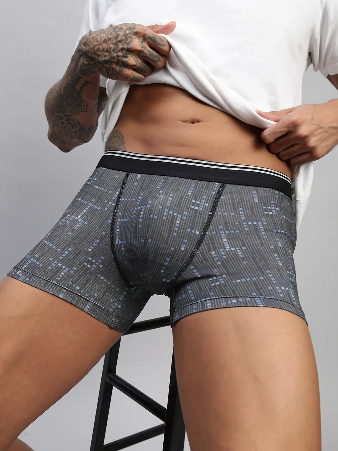 Men Pack of 2 Modal Printed Trunks - Image 10