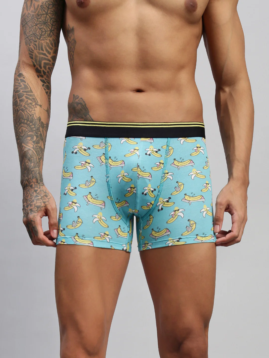 Men Pack of 2 Modal Printed Trunks - Image 9