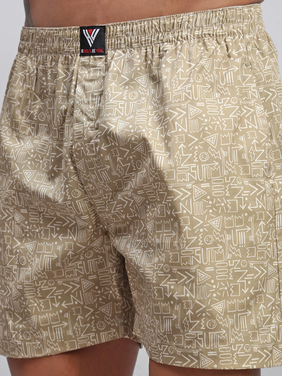 Men Pack of 2 Printed Cotton Boxer Shorts - Image 8