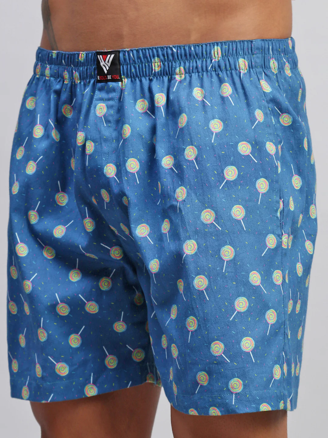 Men Pack of 2 Printed Cotton Boxer Shorts - Image 13