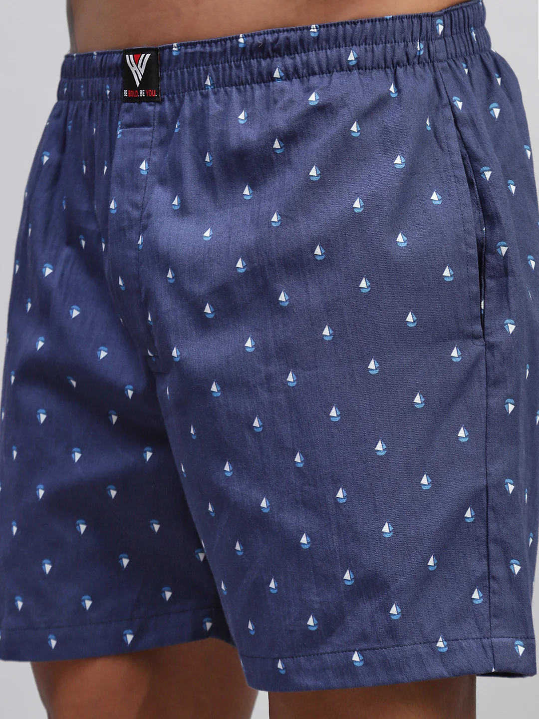Men Pack of 2 Printed Cotton Boxer Shorts - Image 14