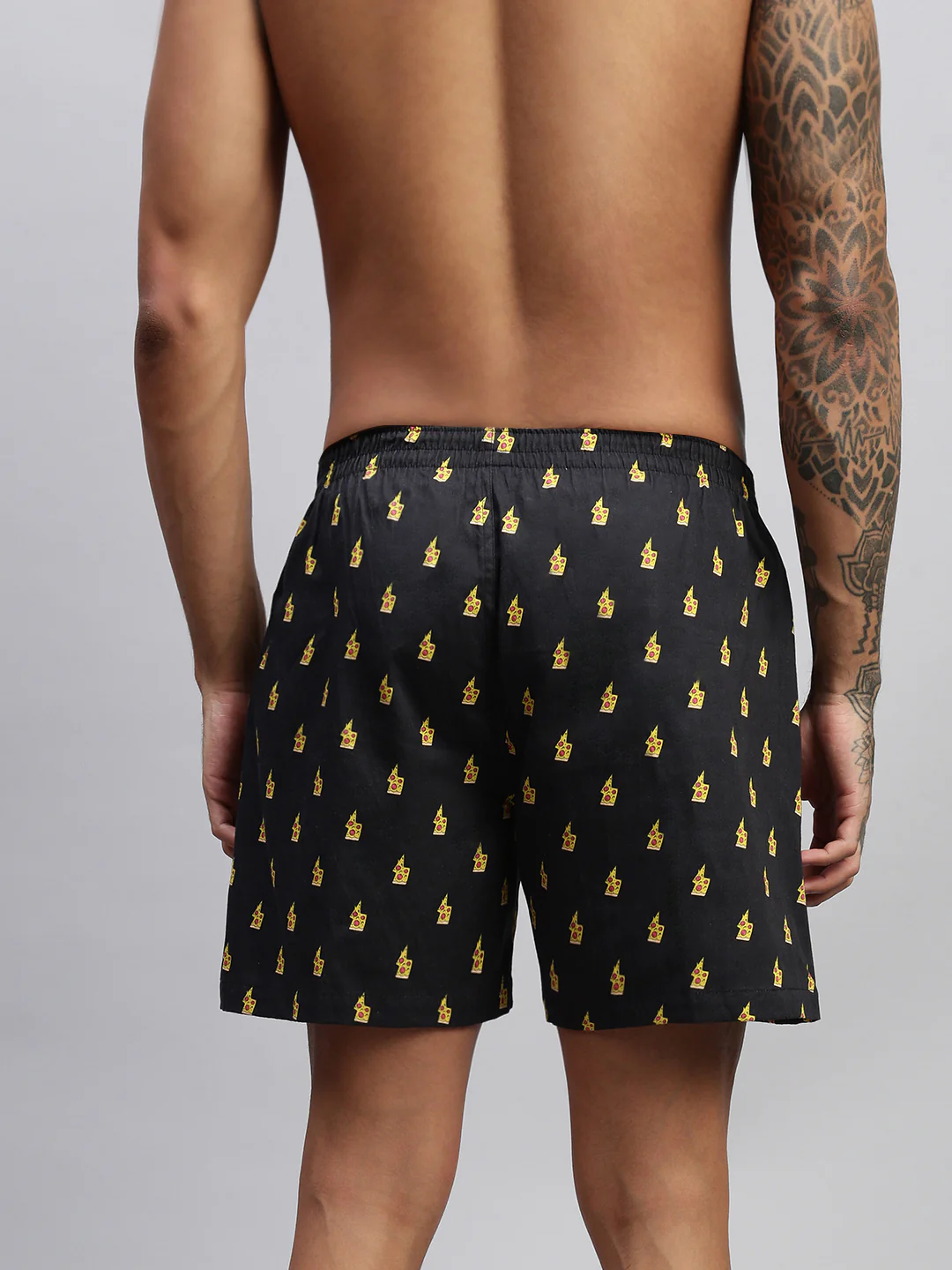 Men Pack of 2 Printed Cotton Boxer Shorts - Image 6