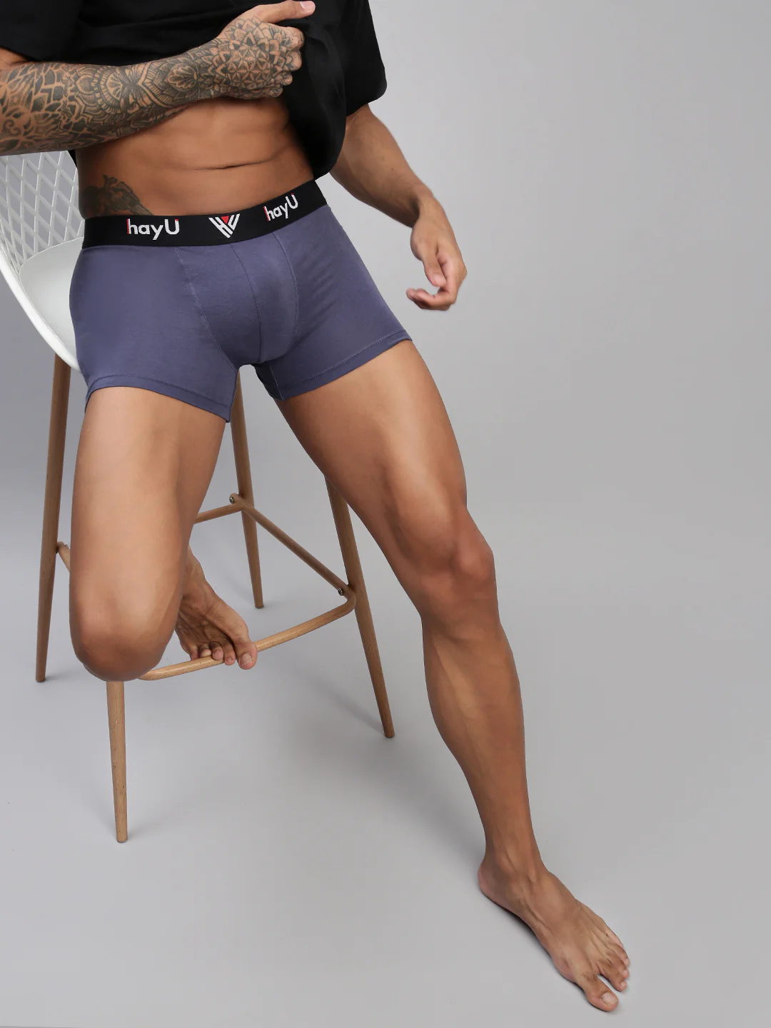 Men Pack of 3 Cotton Stretch Trunks - Image 2