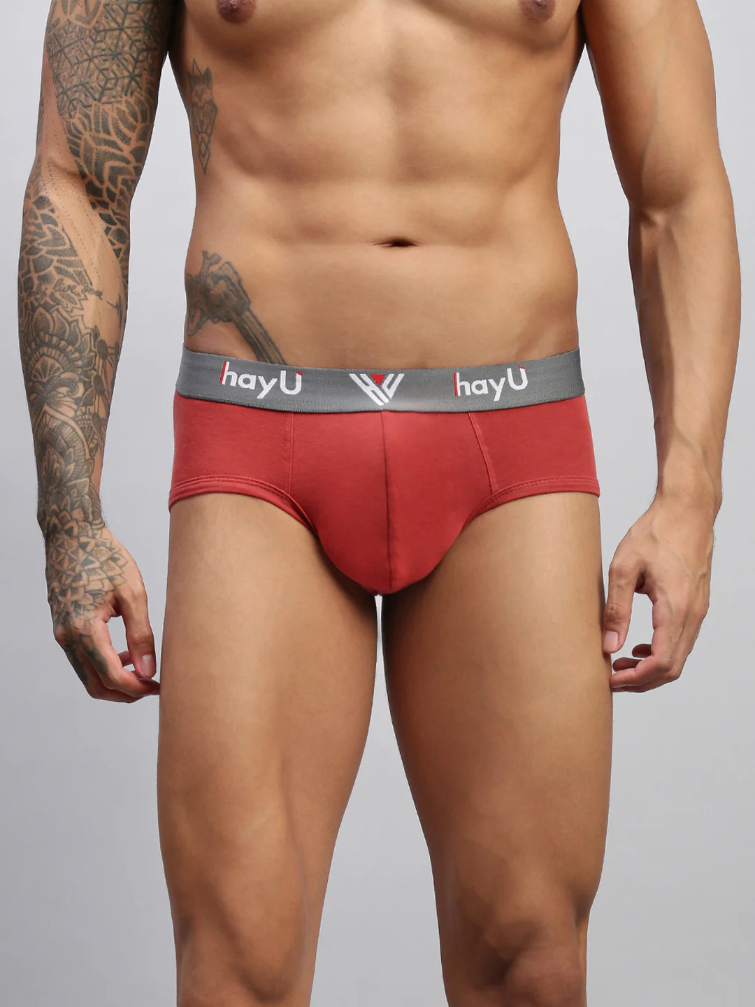 Men Pack of 2 Cotton Elastane Briefs - Image 11
