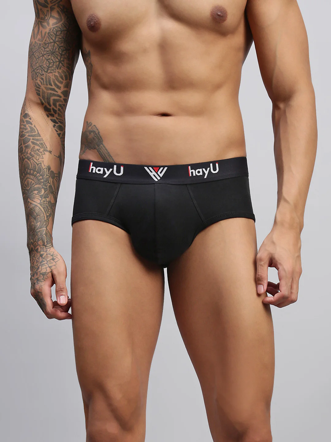 Men Pack of 2 Cotton Elastane Briefs - Image 12