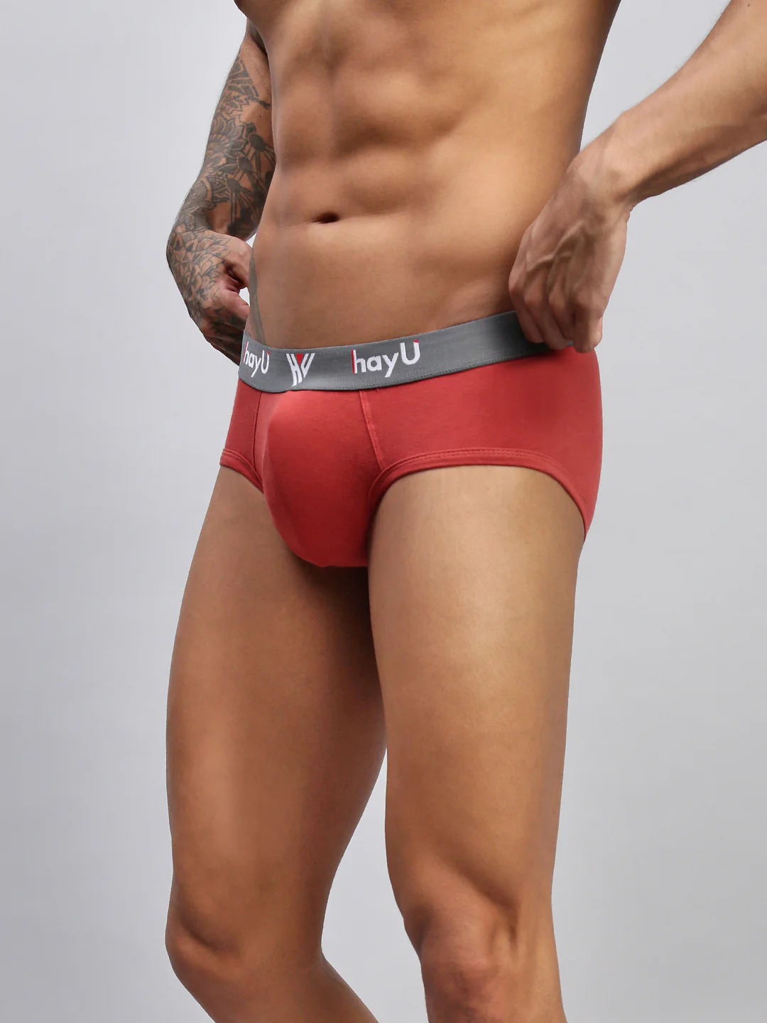 Men Pack of 2 Cotton Elastane Briefs - Image 13