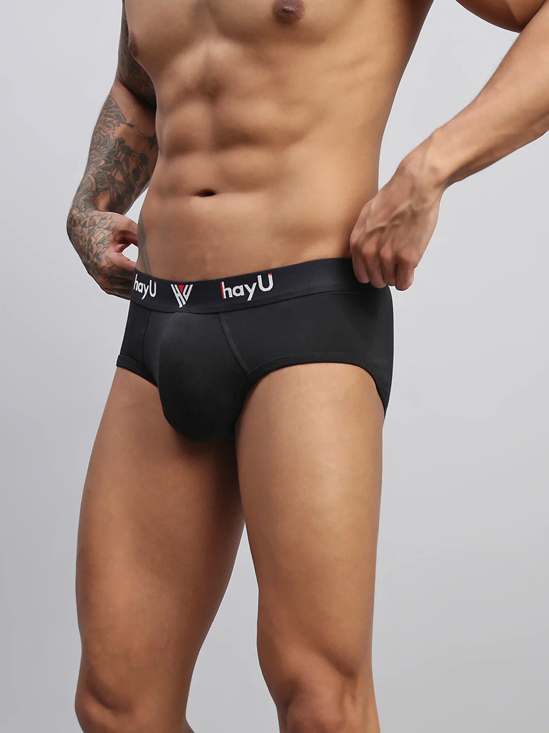 Men Pack of 2 Cotton Elastane Briefs - Image 14