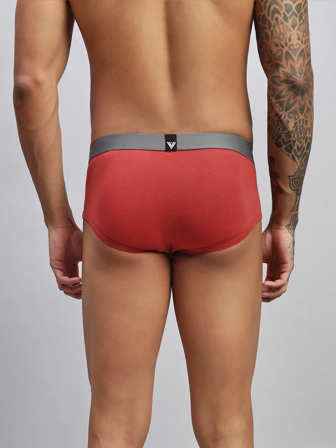 Men Pack of 2 Cotton Elastane Briefs - Image 15