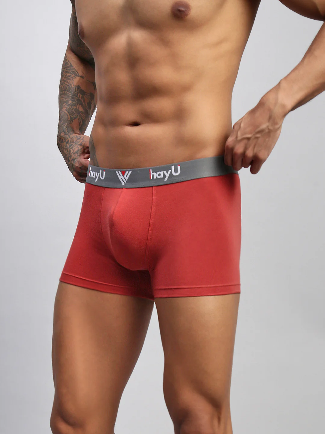 Men Pack of 2 Cotton Elastane Trunks - Image 8