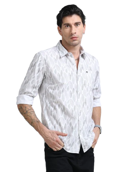 Men Premium Printed Casual Shirt