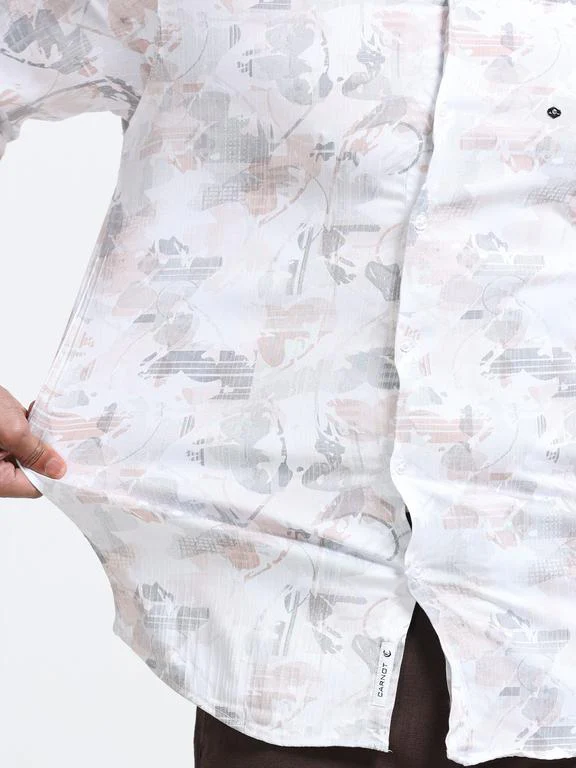 Men Premium Printed Casual Shirt - Image 5