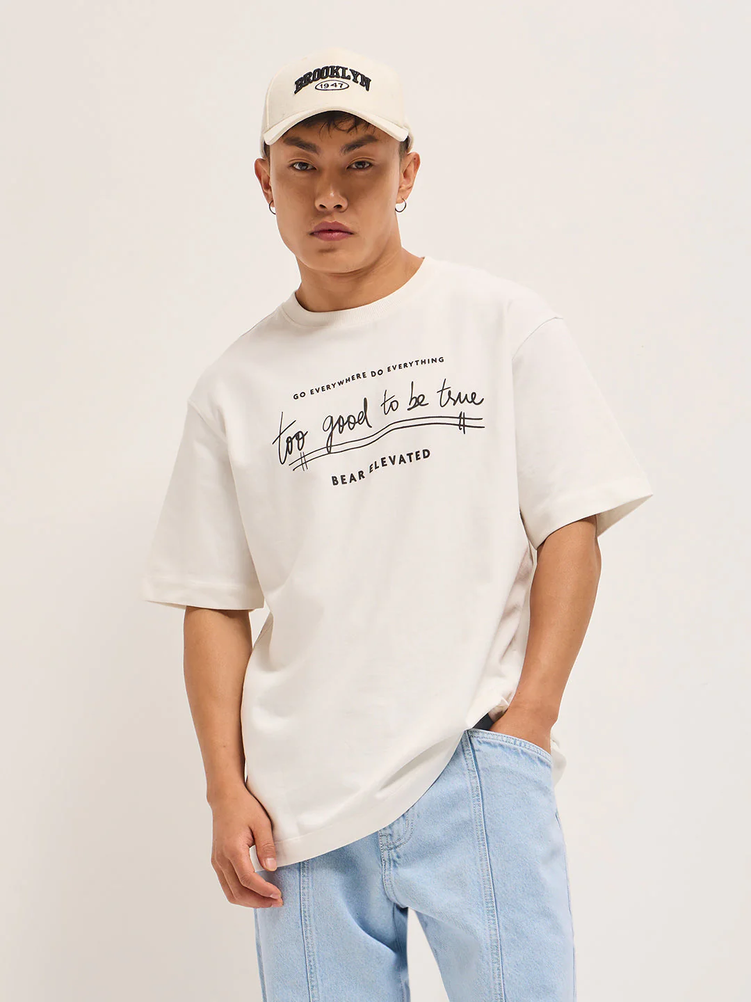 Men Shark Tank Limited Edition White Crew Tee
